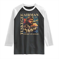 Tuskegee Airman Raglan Shirt American Heroes US Pilots Black History