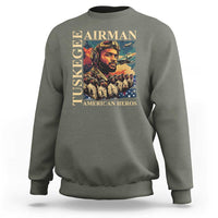 Tuskegee Airman Sweatshirt American Heroes US Pilots Black History