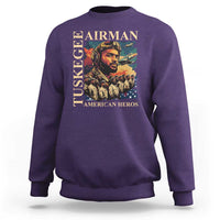 Tuskegee Airman Sweatshirt American Heroes US Pilots Black History
