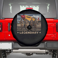 Tuskegee Airman Spare Tire Cover Legendary US Pilots Black History