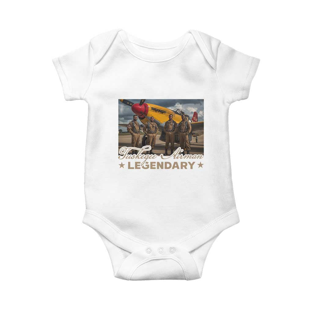 Tuskegee Airman Baby Onesie Legendary US Pilots Black History