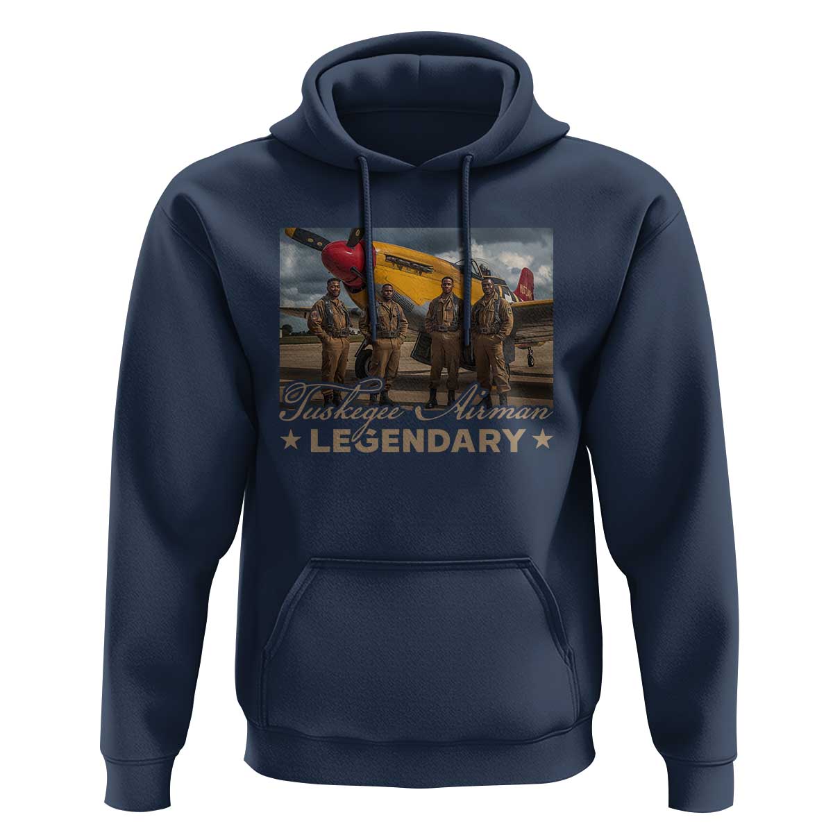 Tuskegee Airman Hoodie Legendary US Pilots Black History