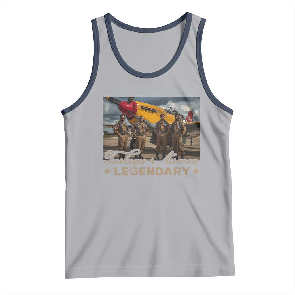Tuskegee Airman Tank Top Legendary US Pilots Black History