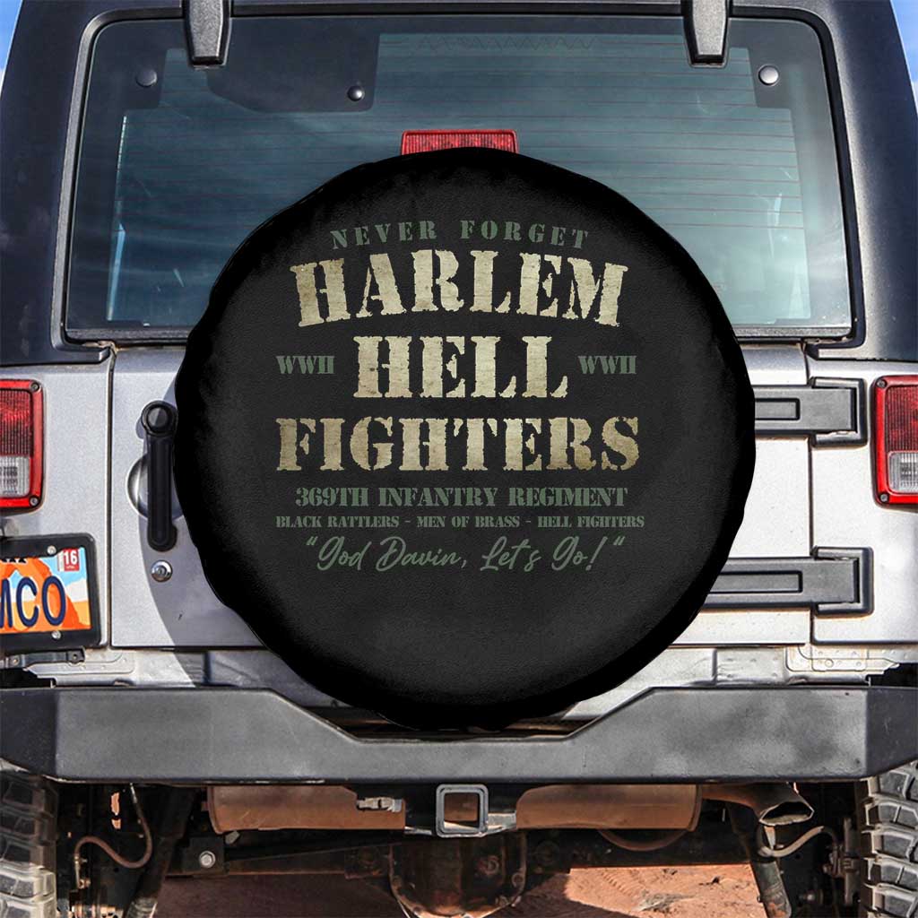Harlem Hellfighters Spare Tire Cover American Black History Military Soldiers