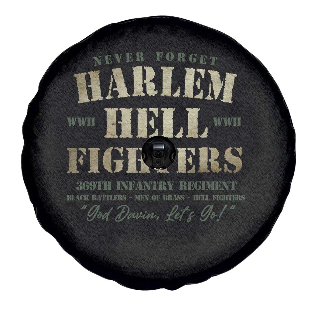 Harlem Hellfighters Spare Tire Cover American Black History Military Soldiers