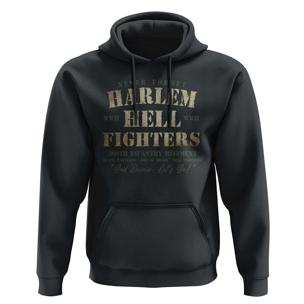 Harlem Hellfighters Hoodie American Black History Military Soldiers