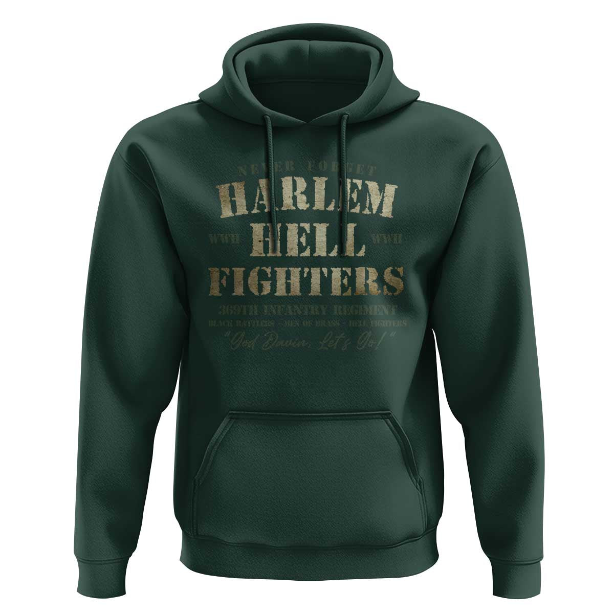 Harlem Hellfighters Hoodie American Black History Military Soldiers
