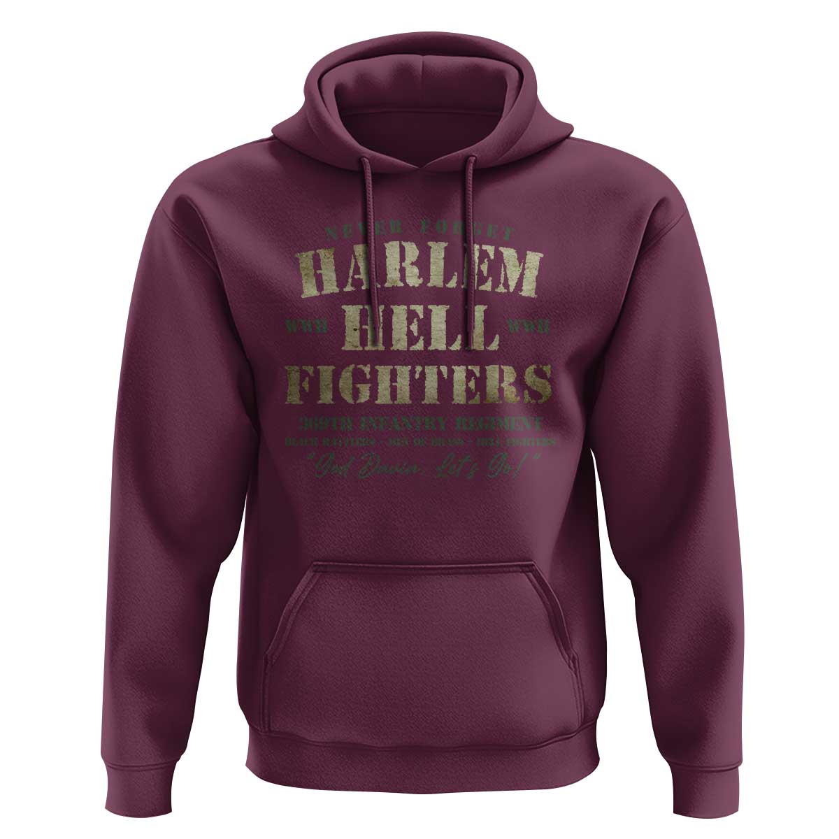 Harlem Hellfighters Hoodie American Black History Military Soldiers
