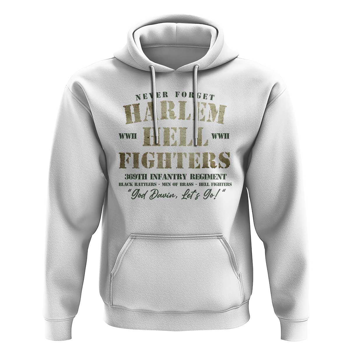 Harlem Hellfighters Hoodie American Black History Military Soldiers