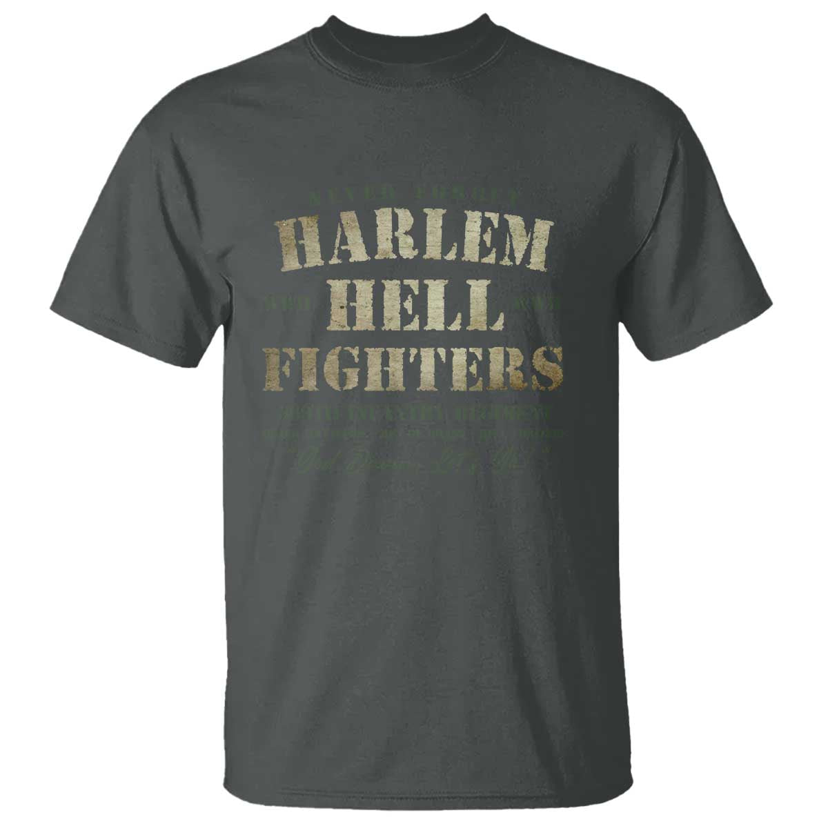Harlem Hellfighters T Shirt American Black History Military Soldiers