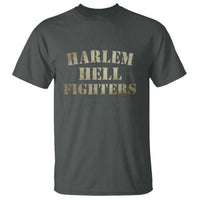 Harlem Hellfighters T Shirt American Black History Military Soldiers