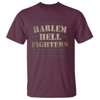 Harlem Hellfighters T Shirt American Black History Military Soldiers