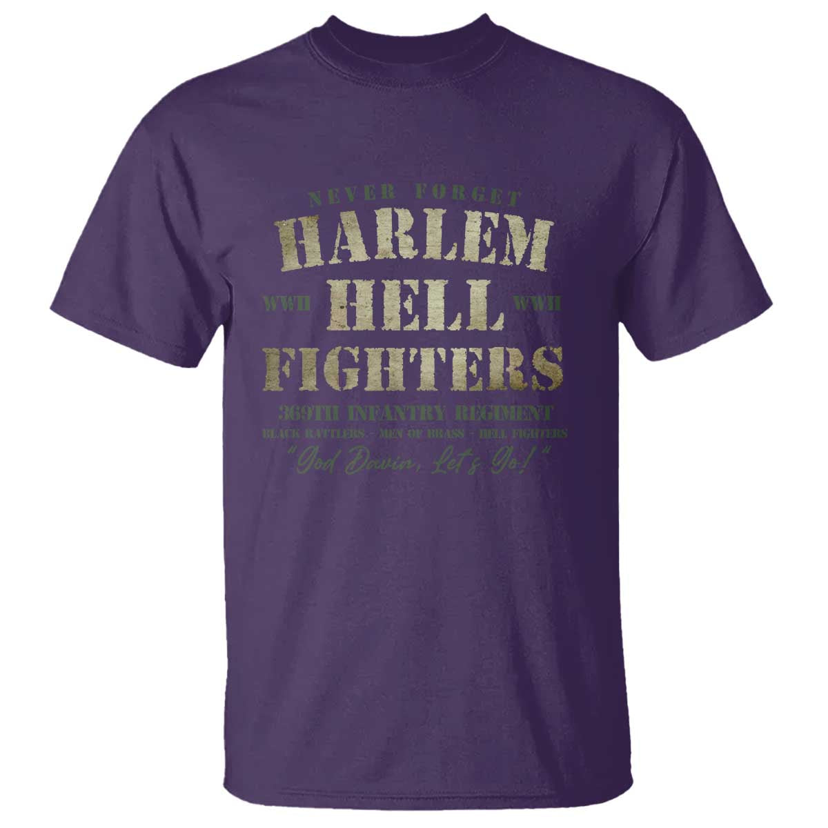 Harlem Hellfighters T Shirt American Black History Military Soldiers