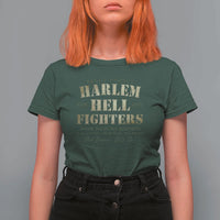 Harlem Hellfighters T Shirt For Women American Black History Military Soldiers