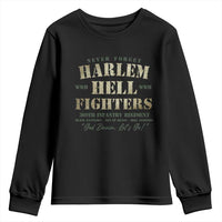 Harlem Hellfighters Youth Sweatshirt American Black History Military Soldiers
