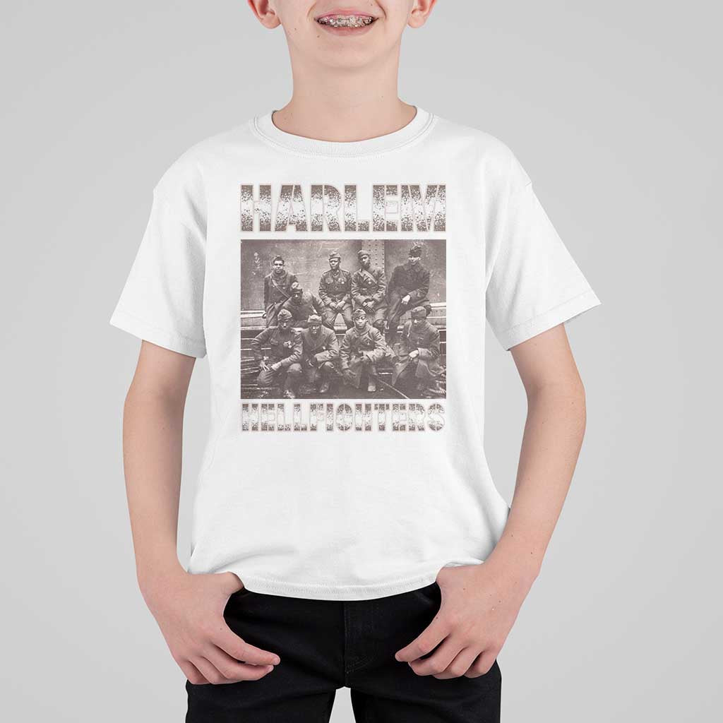 Harlem Hellfighters T Shirt For Kid The 369th Infantry Regiment American Black History Military Soldiers