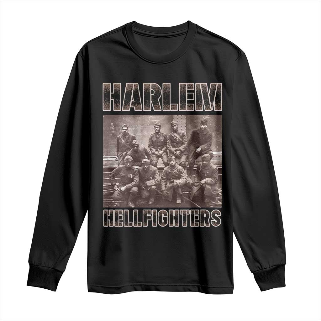 Harlem Hellfighters Long Sleeve Shirt The 369th Infantry Regiment American Black History Military Soldiers