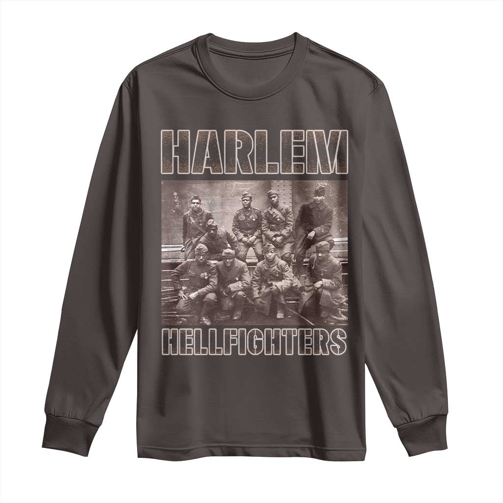 Harlem Hellfighters Long Sleeve Shirt The 369th Infantry Regiment American Black History Military Soldiers