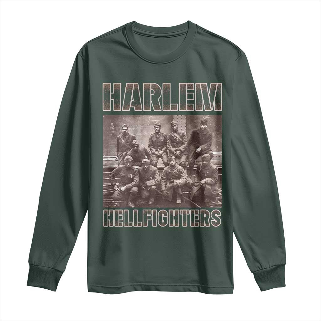 Harlem Hellfighters Long Sleeve Shirt The 369th Infantry Regiment American Black History Military Soldiers