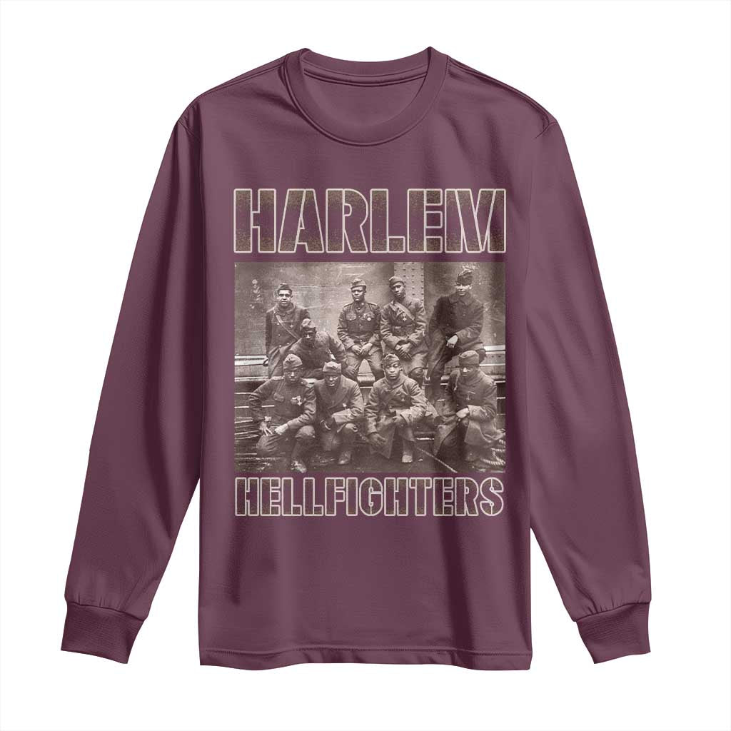 Harlem Hellfighters Long Sleeve Shirt The 369th Infantry Regiment American Black History Military Soldiers