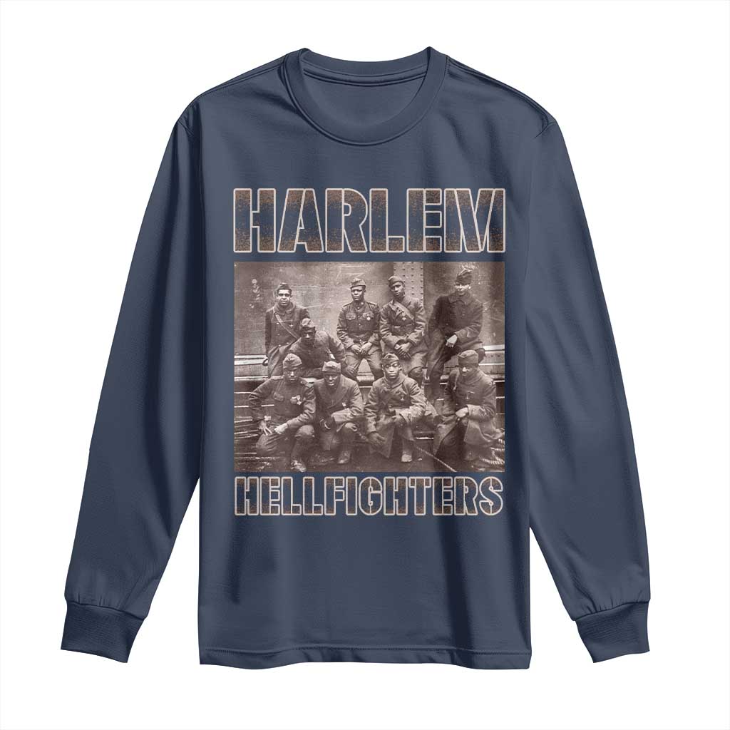 Harlem Hellfighters Long Sleeve Shirt The 369th Infantry Regiment American Black History Military Soldiers
