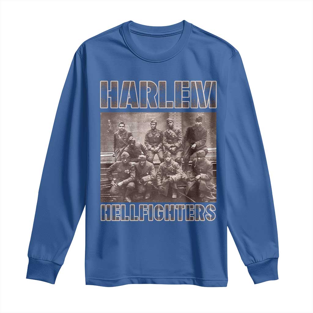 Harlem Hellfighters Long Sleeve Shirt The 369th Infantry Regiment American Black History Military Soldiers