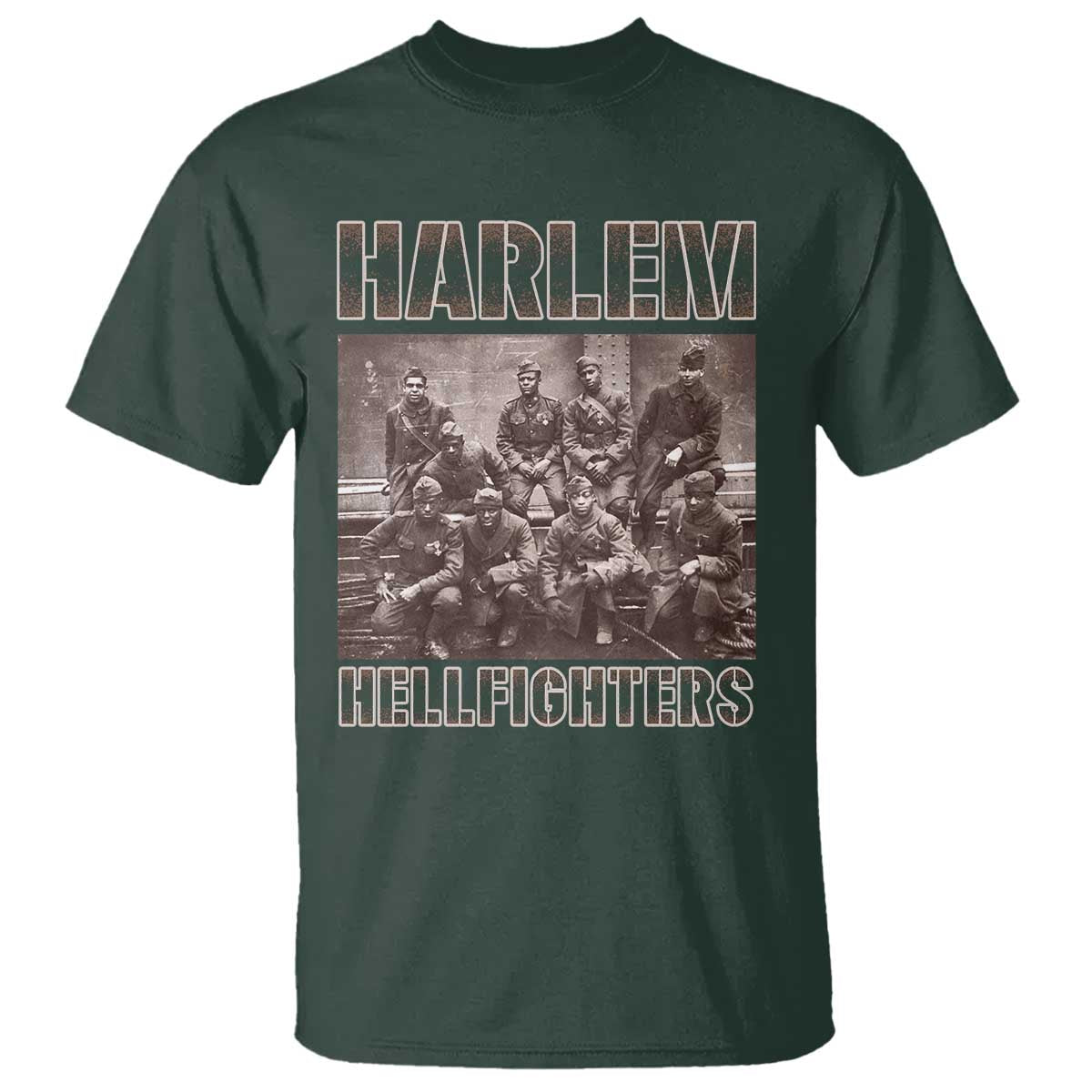 Harlem Hellfighters T Shirt The 369th Infantry Regiment American Black History Military Soldiers