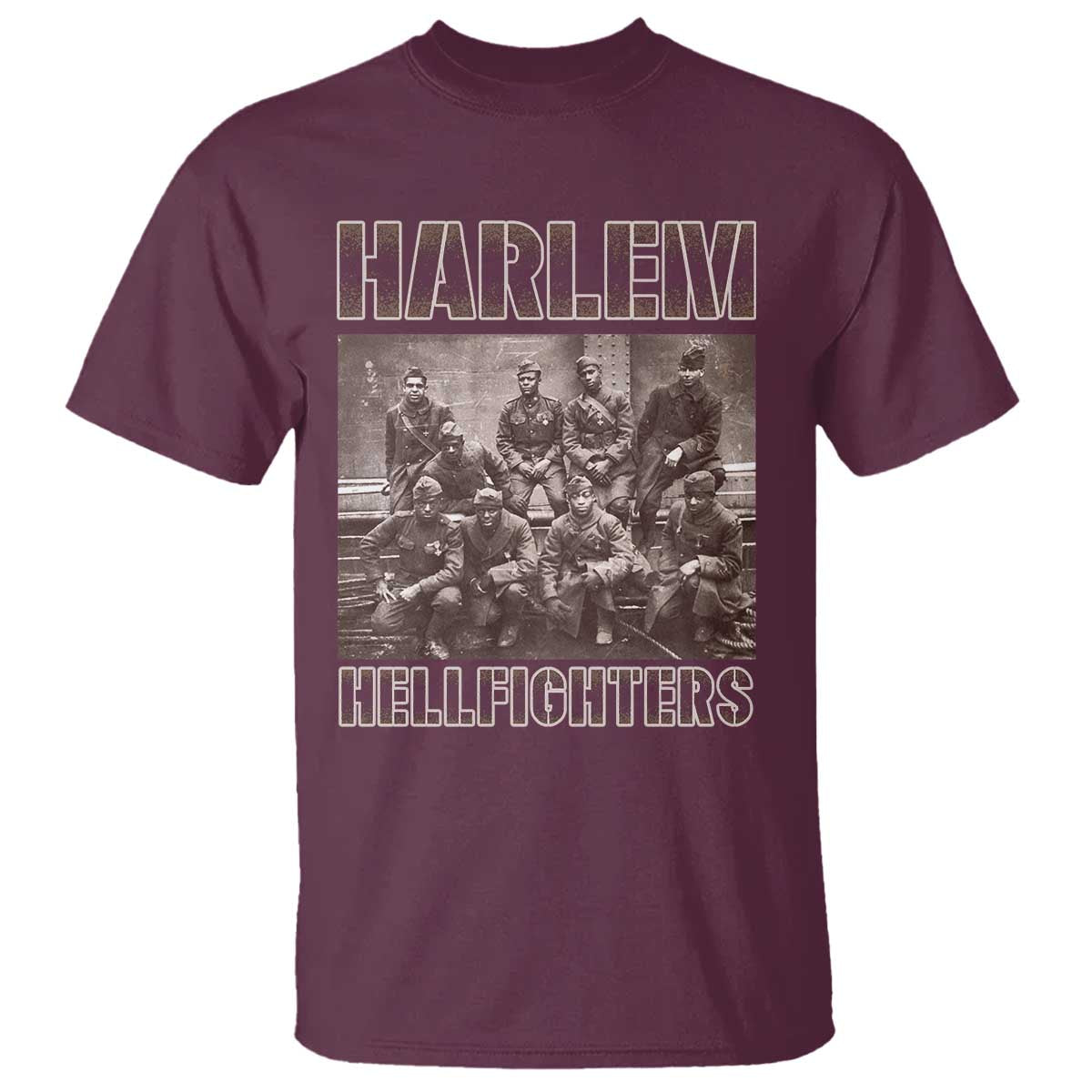 Harlem Hellfighters T Shirt The 369th Infantry Regiment American Black History Military Soldiers