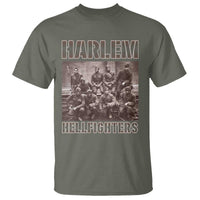 Harlem Hellfighters T Shirt The 369th Infantry Regiment American Black History Military Soldiers