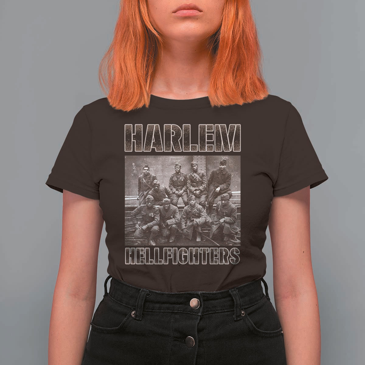 Harlem Hellfighters T Shirt For Women The 369th Infantry Regiment American Black History Military Soldiers