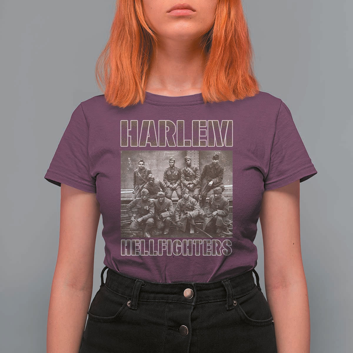 Harlem Hellfighters T Shirt For Women The 369th Infantry Regiment American Black History Military Soldiers