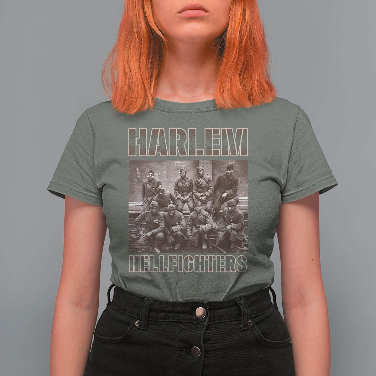 Harlem Hellfighters T Shirt For Women The 369th Infantry Regiment American Black History Military Soldiers
