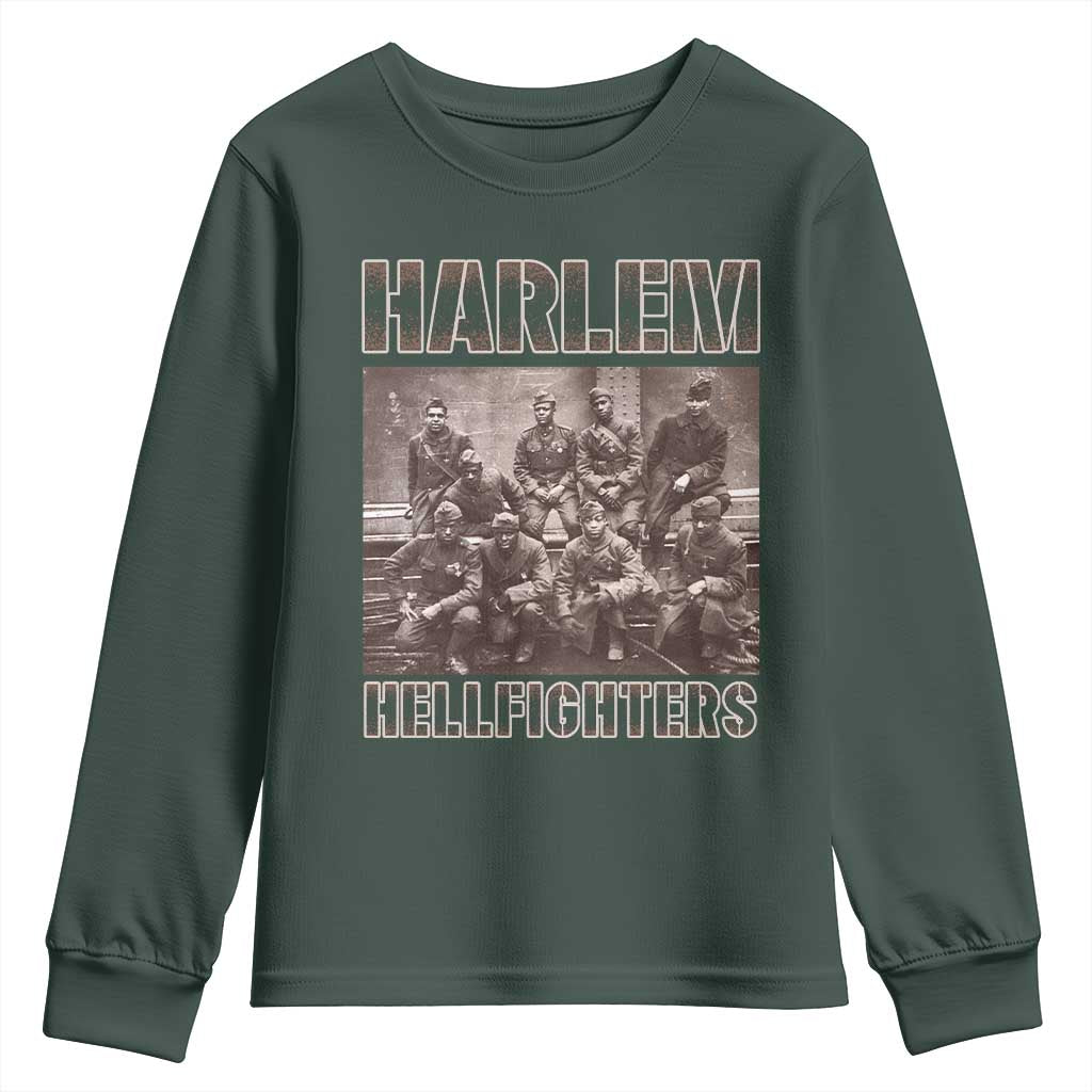Harlem Hellfighters Youth Sweatshirt The 369th Infantry Regiment American Black History Military Soldiers