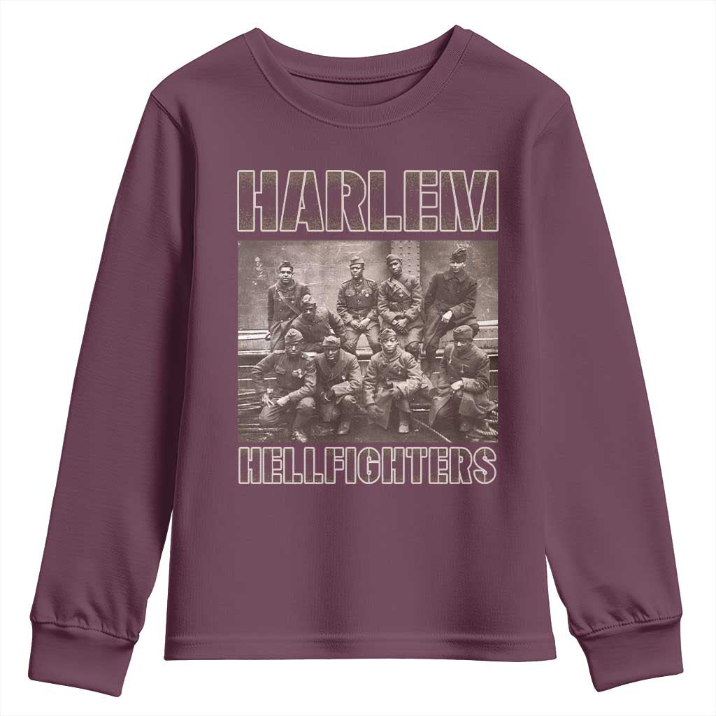Harlem Hellfighters Youth Sweatshirt The 369th Infantry Regiment American Black History Military Soldiers