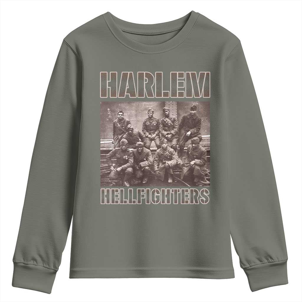 Harlem Hellfighters Youth Sweatshirt The 369th Infantry Regiment American Black History Military Soldiers