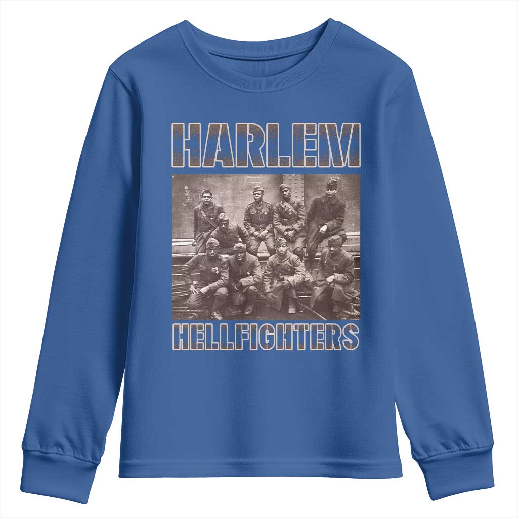 Harlem Hellfighters Youth Sweatshirt The 369th Infantry Regiment American Black History Military Soldiers
