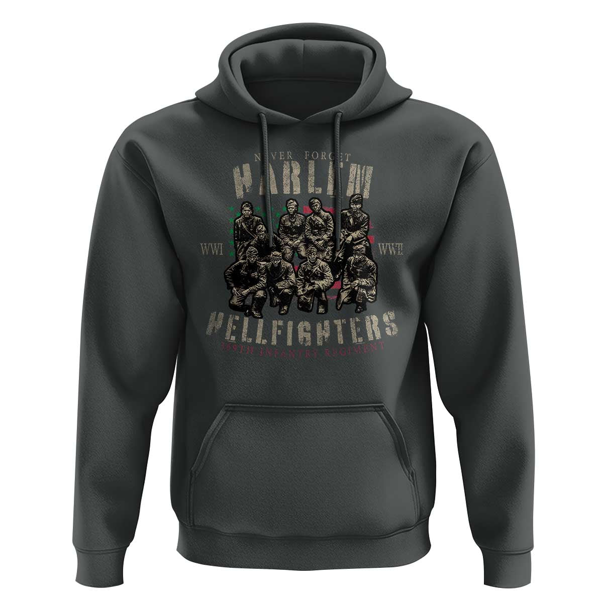 Harlem Hellfighters Hoodie American Military Soldiers Black History