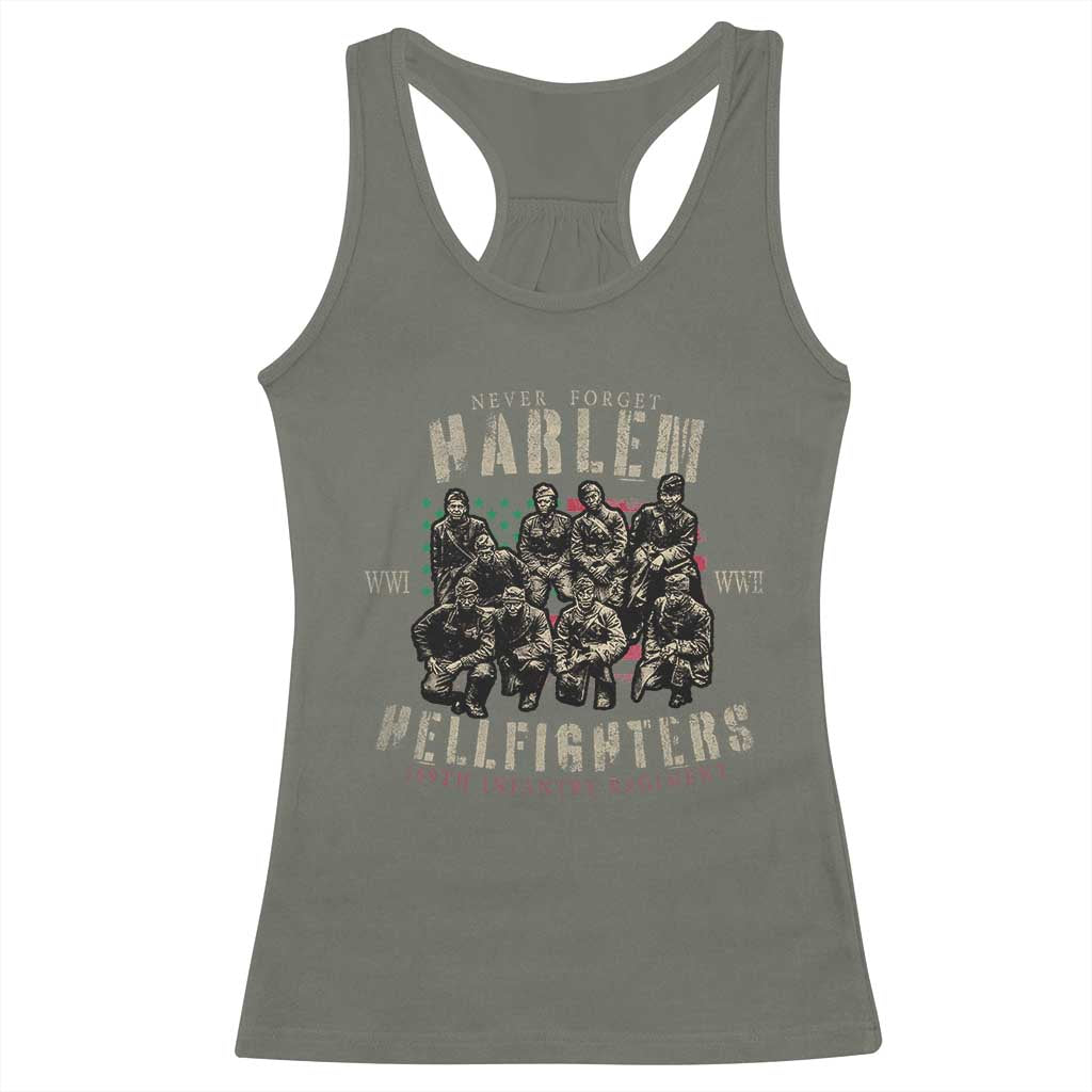Harlem Hellfighters Racerback Tank Top American Military Soldiers Black History