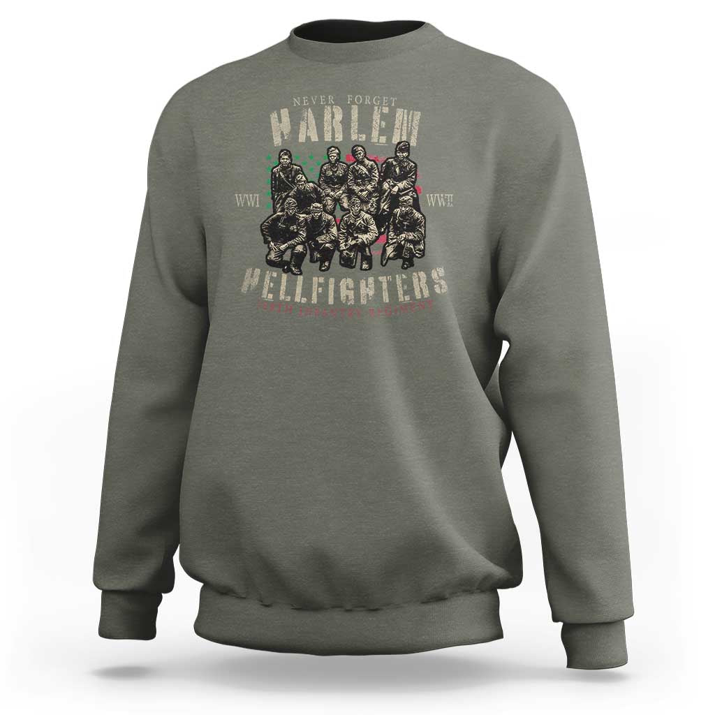 Harlem Hellfighters Sweatshirt American Military Soldiers Black History