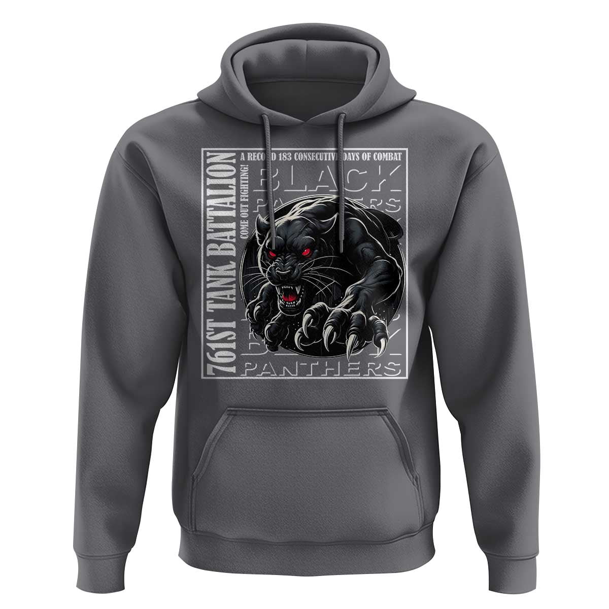 Black Panther Party Hoodie 761st Tank Battalion Black History