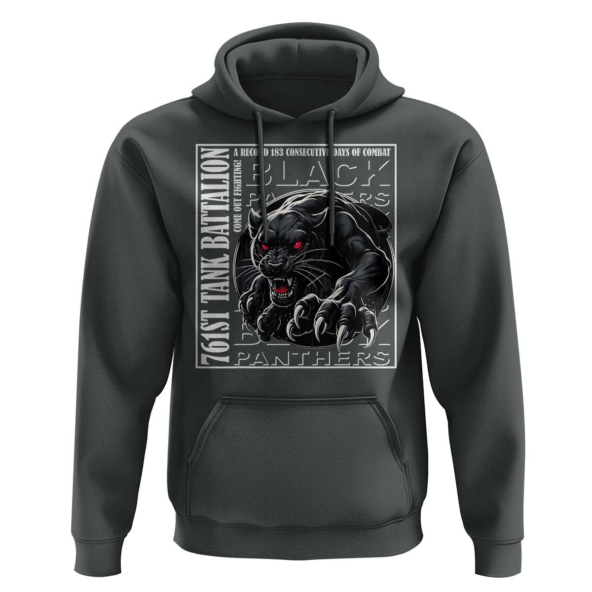 Black Panther Party Hoodie 761st Tank Battalion Black History