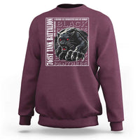 Black Panther Party Sweatshirt 761st Tank Battalion Black History