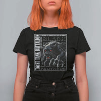 Black Panther Party T Shirt For Women 761st Tank Battalion Black History