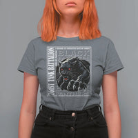 Black Panther Party T Shirt For Women 761st Tank Battalion Black History
