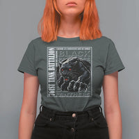 Black Panther Party T Shirt For Women 761st Tank Battalion Black History