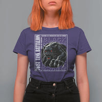 Black Panther Party T Shirt For Women 761st Tank Battalion Black History