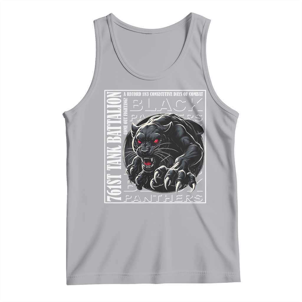 Black Panther Party Tank Top 761st Tank Battalion Black History