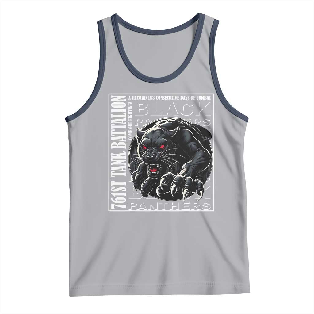 Black Panther Party Tank Top 761st Tank Battalion Black History