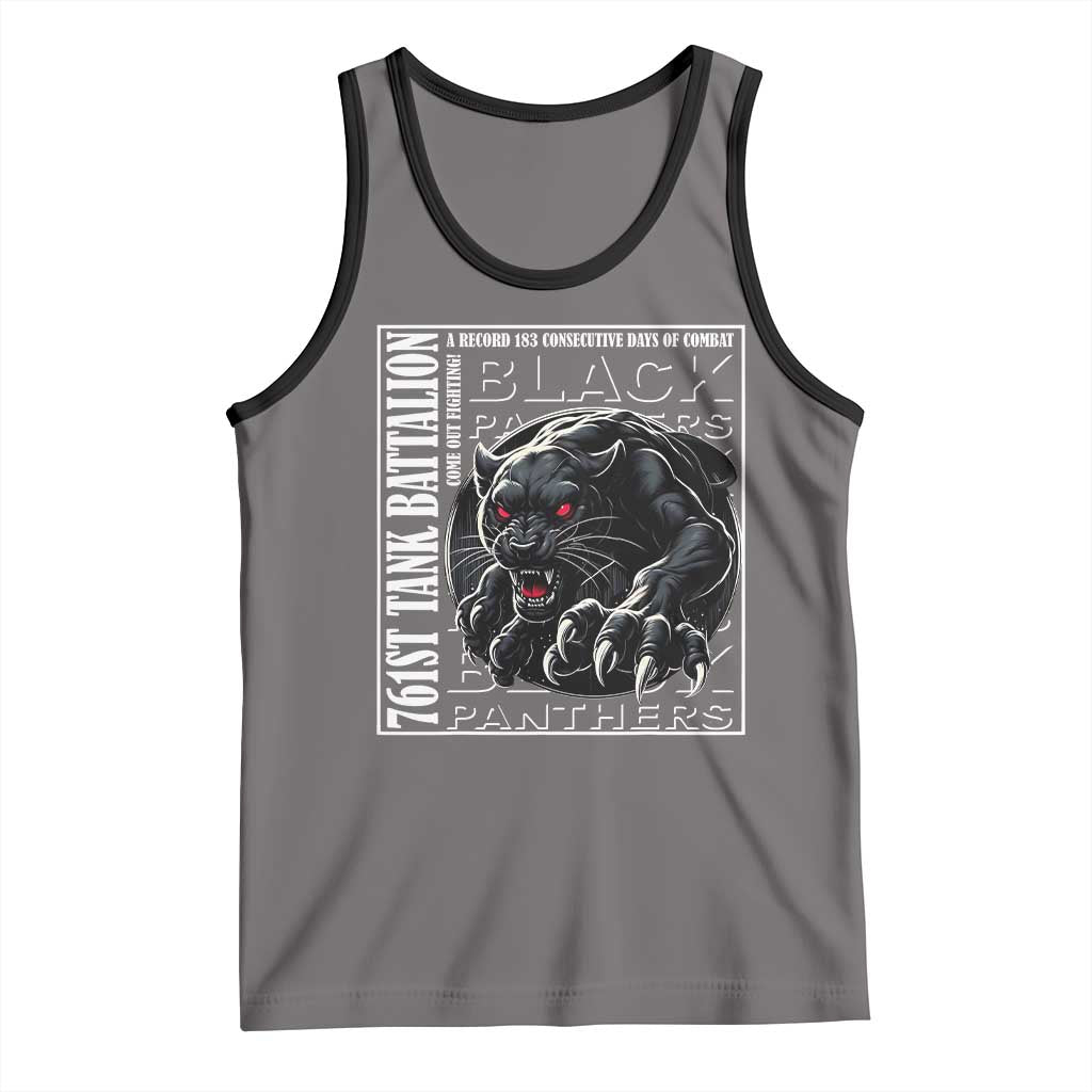 Black Panther Party Tank Top 761st Tank Battalion Black History