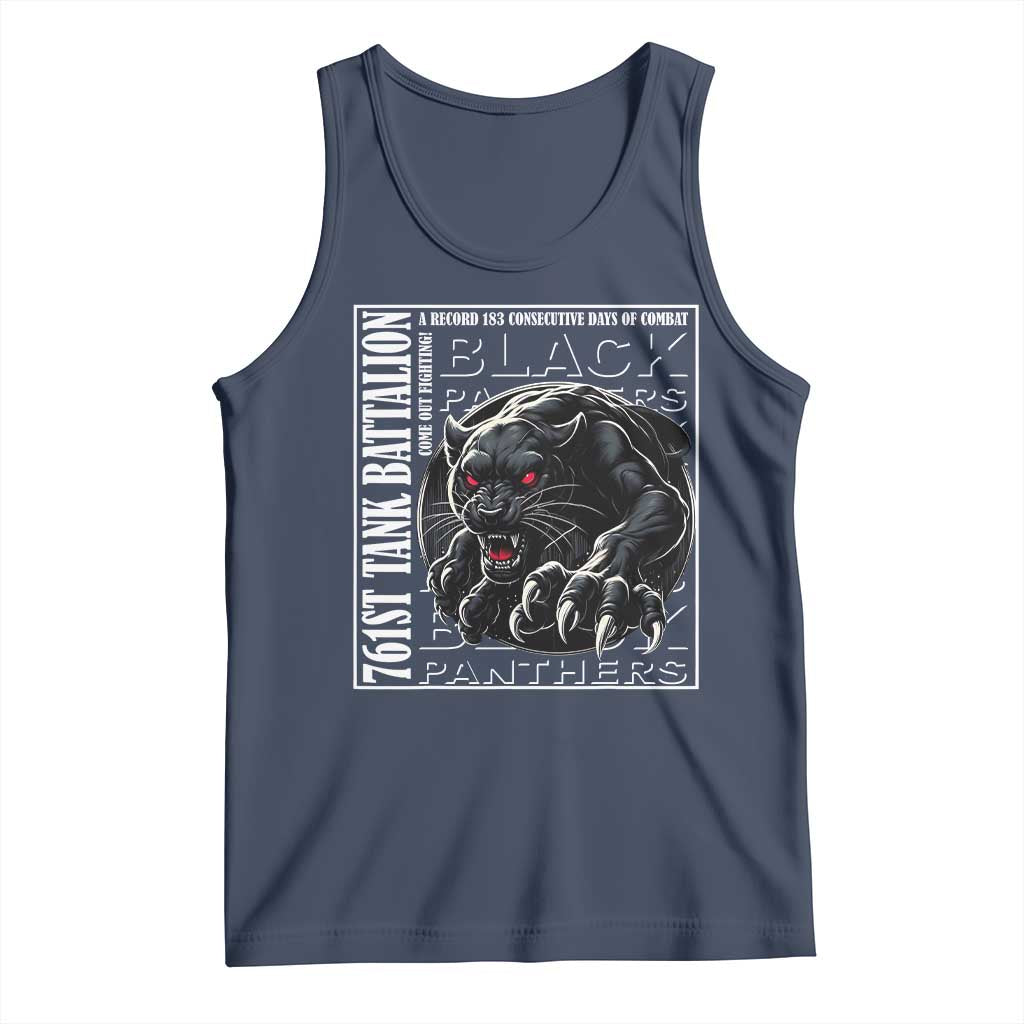 Black Panther Party Tank Top 761st Tank Battalion Black History